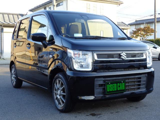 ワゴンＲ ハイブリッドＦＸ　４ＷＤ　セーフティパッケージ　プッシュスタート　エンジンスターター　アイドリングストップ　ヘッドアップディスプレイ　ナビ　ＣＤ　Ｂカメラ　ＥＴＣ　レーダーブレーキ　車線逸脱警報　ミラーヒーター　シートヒーター（3枚目）