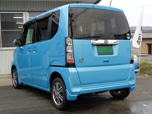 N-BOX G・Lパッケージ 4WD 左パワスラ プッシュスタート エンジンスターター メモリーナビ フルセグ CD DVD Bluetooth Bカメラ ステアリングスイッチ レーダーブレーキ アイドリングストップ 純正アルミ(8枚目)