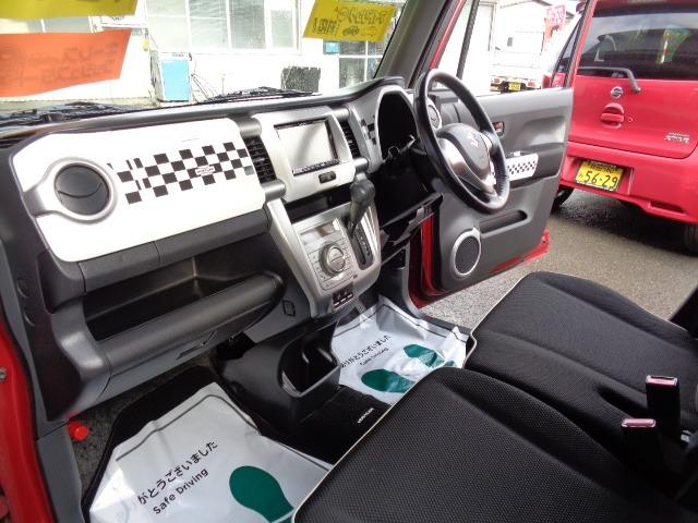 ハスラー X 4WD プッシュスタート アイドリングストップ メモリーナビ フルセグ CD DVD レーダーブレーキ 横滑り防止装置 HID フォグランプ 電動格納ミラー シートヒーター エアバッグ 盗難防止装置(19枚目)