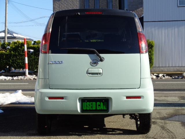 モコ X FOUR 4WD プッシュスタート CD FM/AM バックカメラ 電動格納ミラー ミラーヒーター シートヒーター フォグランプ 社外アルミホイール ABS 運転席&助手席エアバッグ 盗難防止装置(6枚目)