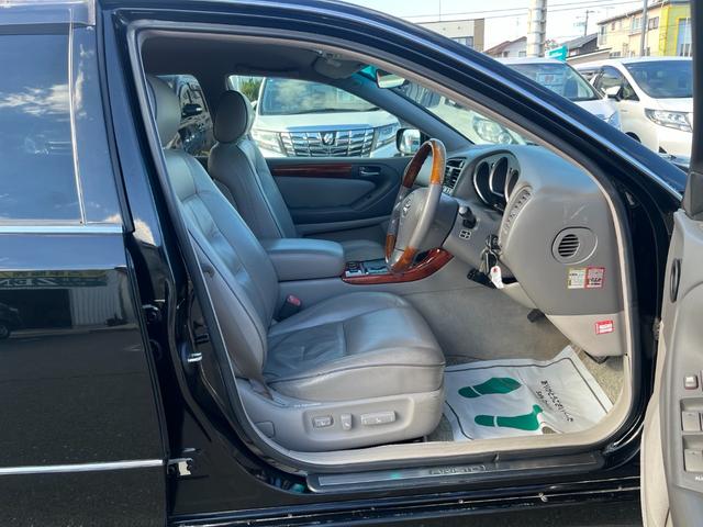 アリスト S300ウォールナットパッケージ ナビ アルミ パワーシート シートヒーター ETC(9枚目)