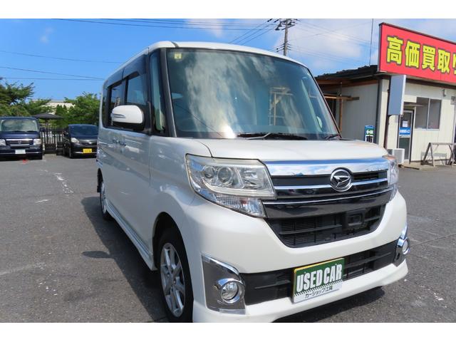 タント カスタムＸ　スマートセレクションＳＡ　４ＷＤ　ナビ／ＴＶ　左側パワスライドドアー　ドライブレコーダー　ＥＴＣ　キーキーレスエントリー　エンジンスターター　スマートキー（6枚目）