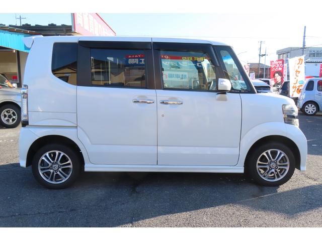 N-BOXカスタム G・Lパッケージ 左右スライドドアー 左側パワスライドドアー ナビ/TV ブルーツース ETC エンジンスターター エコアイドル キーレスエントリー プッシュスタート(4枚目)