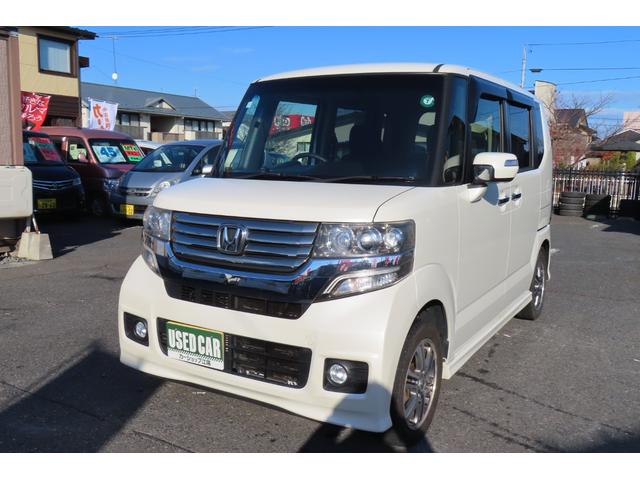 N-BOXカスタム G・Lパッケージ 左右スライドドアー 左側パワスライドドアー ナビ/TV ブルーツース ETC エンジンスターター エコアイドル キーレスエントリー プッシュスタート(7枚目)