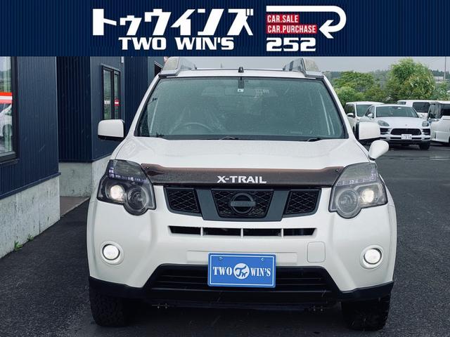 中古車 日産 エクストレイル ２０ｘｔ ４ｗｄ ハーパールーフレール ヘッドライト テールランプ スモークラッピング バグガード マフラー 社外テール エンジンスターター 社外１６インチａｗ オールテレンタイヤ ｈｉｄランプ 青森 株 トゥウィンズ ｔｗｏ ｗｉｎ