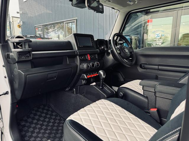 ジムニーシエラ ＪＣ　関東仕入れ　エアロオーバー４点ボディキット　左右出し４本マフラー　ＬＥＤテール　ＫＦＷ１８インチホイール　２インチリフトアップ　イカリング　ＥＴＣ（16枚目）