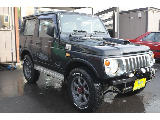 ジムニー ランドベンチャー　オートマ／色替えブラック／Ｋ６Ａ／社外アルミ／ＥＴＣ／電動ウィンチ／５ナンバー／ＭＯＭＯ　ＲＡＣＥ／マッドタイヤ／（16枚目）