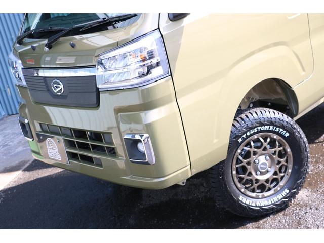 ジャンボエクストラ　新車コンプリート　ＲＡＰＴＯＲ施工　新品４インチアップ　新品ＢＲＵＴホイール　新品ＭＴタイヤ　新品ＭＡＸＬＩＮＥＲ製ベッドライナー　新品ダブルチューブロールバー　新品ブラックレザー調シートカバー(9枚目)