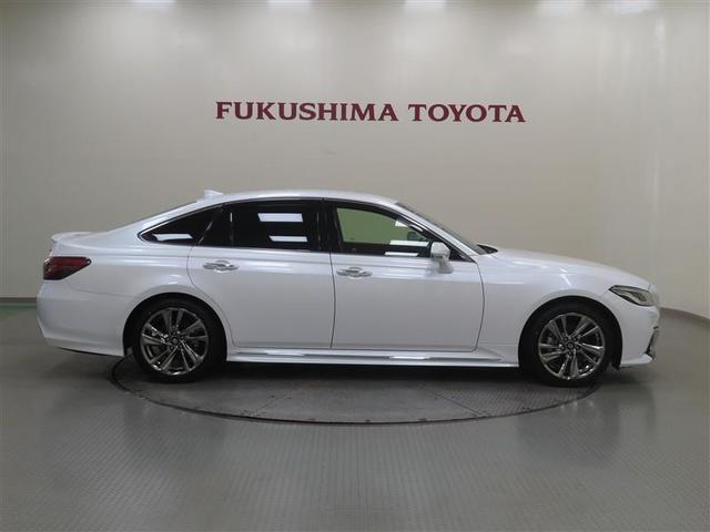 クラウンハイブリッド RSアドバンス 革シート フルセグ メモリーナビ DVD再生 ミュージックプレイヤー接続可 バックカメラ 衝突被害軽減システム ETC ドラレコ LEDヘッドランプ ワンオーナー 記録簿 アイドリングストップ(3枚目)