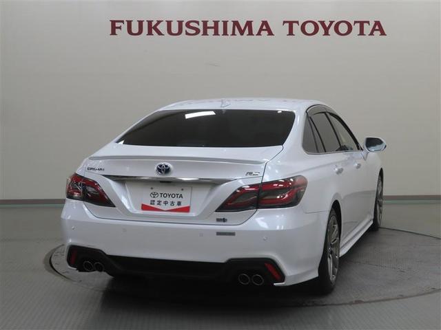 クラウンハイブリッド RSアドバンス 革シート フルセグ メモリーナビ DVD再生 ミュージックプレイヤー接続可 バックカメラ 衝突被害軽減システム ETC ドラレコ LEDヘッドランプ ワンオーナー 記録簿 アイドリングストップ(4枚目)