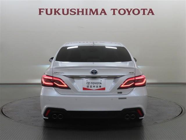 クラウンハイブリッド RSアドバンス 革シート フルセグ メモリーナビ DVD再生 ミュージックプレイヤー接続可 バックカメラ 衝突被害軽減システム ETC ドラレコ LEDヘッドランプ ワンオーナー 記録簿 アイドリングストップ(8枚目)