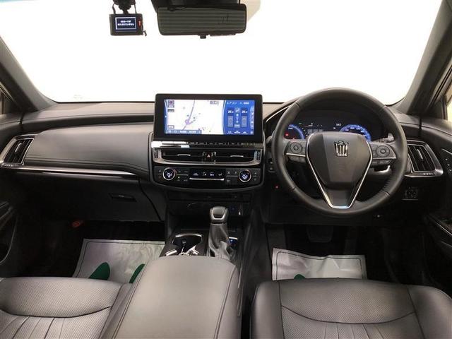 クラウンハイブリッド RSアドバンス 革シート フルセグ メモリーナビ DVD再生 ミュージックプレイヤー接続可 バックカメラ 衝突被害軽減システム ETC ドラレコ LEDヘッドランプ ワンオーナー 記録簿 アイドリングストップ(9枚目)