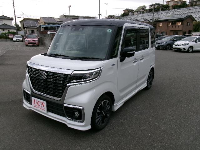スペーシアカスタム ハイブリッドＸＳターボ　全方位モニター用カメラパッケージ装着車　純正ナビ　ＥＴＣ　デュアルカメラブレーキサポート搭載　両側パワースライドドア　フロントドラレコ　リアサーキュレーター（4枚目）