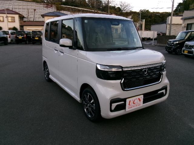 Ｎ－ＢＯＸカスタム ベースグレード　届出済未使用車　ホンダセンシング　Ｈｏｎｄａ　ＣＯＮＮＥＣＴ　ｆｏｒ　Ｇａｔｈｅｒｓ＋ナビ装着用スペシャルパッケージ　リア両側パワースライドドア　運転席＆助手席シートヒーター　オートリトラミラー（3枚目）