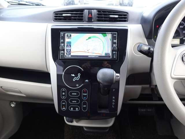 インパネＣＶＴシフトレバーとエアコン操作はタッチパネルです。