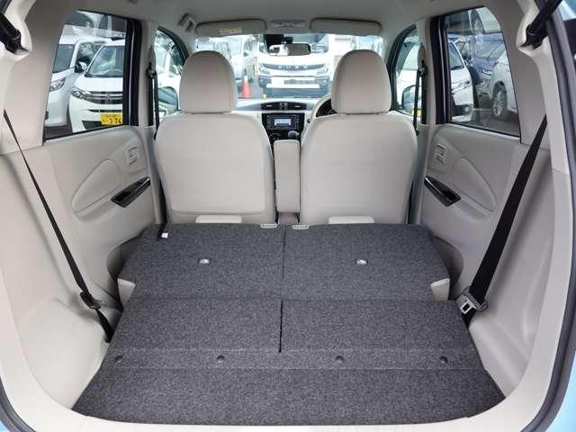 お荷物に合わせてシートアレンジが可能です。