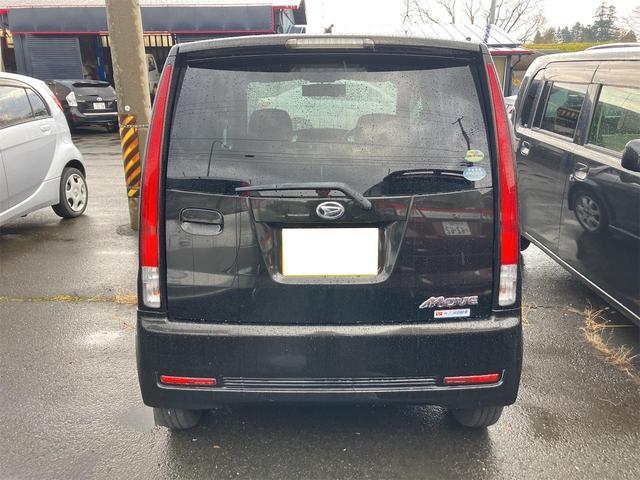 ムーヴ 4WD スマートキー 電動格納ミラー ベンチシート CVT CD MD ミュージックプレイヤー接続可 アルミホイール エアコン パワーウィンドウ(5枚目)