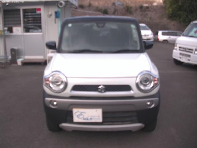 ハスラー Ｘ　４ＷＤ　ナビ　シートヒーター　プッシュスタート　セーフティサポート　２トーン　アイドリングストップ　フォグランプ　スタッドレスタイヤ（3枚目）