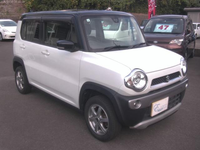 ハスラー Ｘ　４ＷＤ　ナビ　シートヒーター　プッシュスタート　セーフティサポート　２トーン　アイドリングストップ　フォグランプ　スタッドレスタイヤ（4枚目）