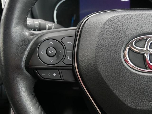 ステアリングスイッチ付き。前方から目を離すことなく操作することが可能です。