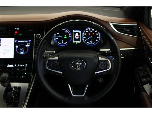 ハリアーハイブリッド プログレス　メタル　アンド　レザーパッケージ　革シート　４ＷＤ　フルセグ　メモリーナビ　ＤＶＤ再生　バックカメラ　衝突被害軽減システム　ＥＴＣ　ＬＥＤヘッドランプ　ワンオーナー（25枚目）