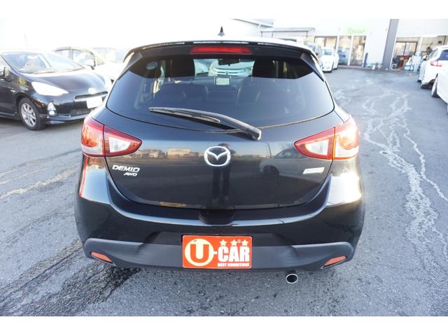 デミオ XDブラックレザーリミテッド 4WD プッシュスタート スマートキー クルーズコントロール 純正16インチアルミホイール シートヒーター パドルシフト オートライトBluetooth接続 フルセグ バックカメラ 2年保証付(53枚目)