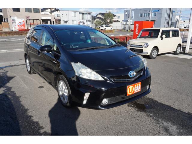 プリウスアルファ G プッシュスタート スマートキー ETC クルーズコントロール HIDヘッドライト オートライト ワンセグ 純正16インチアルミホイール 2年保証付(35枚目)