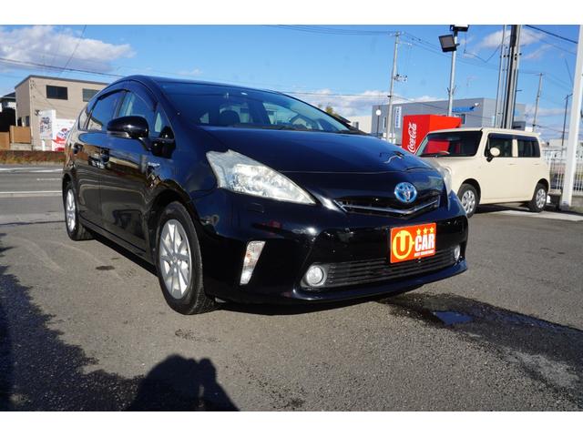 プリウスアルファ G プッシュスタート スマートキー ETC クルーズコントロール HIDヘッドライト オートライト ワンセグ 純正16インチアルミホイール 2年保証付(36枚目)