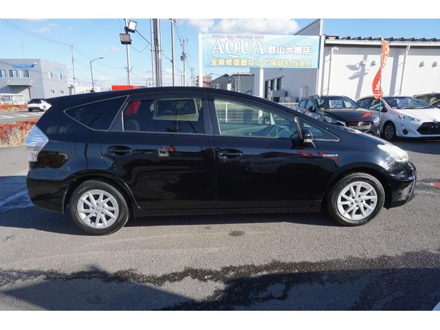 プリウスアルファ G プッシュスタート スマートキー ETC クルーズコントロール HIDヘッドライト オートライト ワンセグ 純正16インチアルミホイール 2年保証付(37枚目)