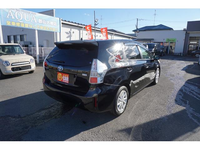 プリウスアルファ G プッシュスタート スマートキー ETC クルーズコントロール HIDヘッドライト オートライト ワンセグ 純正16インチアルミホイール 2年保証付(38枚目)