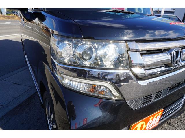 N-BOXカスタム G・ターボLパッケージ プッシュスタート スマートキー ETC クルーズコントロール ハーフレザーシート HIDヘッドライト オートライト 純正メモリーナビ ワンセグ DVD Bluetooth接続 バックカメラ 2年保証付(49枚目)