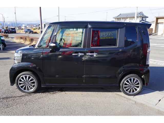 N-BOXカスタム G・ターボLパッケージ プッシュスタート スマートキー ETC クルーズコントロール ハーフレザーシート HIDヘッドライト オートライト 純正メモリーナビ ワンセグ DVD Bluetooth接続 バックカメラ 2年保証付(61枚目)