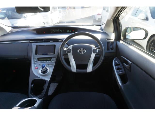 プリウス Sツーリングセレクション 社外ナビ フルセグTV モデリスタエアロ 純正17インチアルミホイール プッツシュスタート オートライト LEDヘッドライト 電動格納ミラー 2年保証付(6枚目)