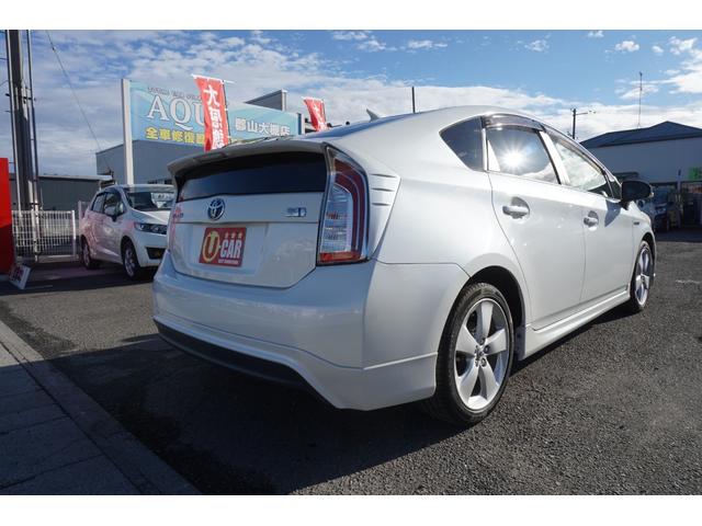 プリウス Sツーリングセレクション 社外ナビ フルセグTV モデリスタエアロ 純正17インチアルミホイール プッツシュスタート オートライト LEDヘッドライト 電動格納ミラー 2年保証付(24枚目)