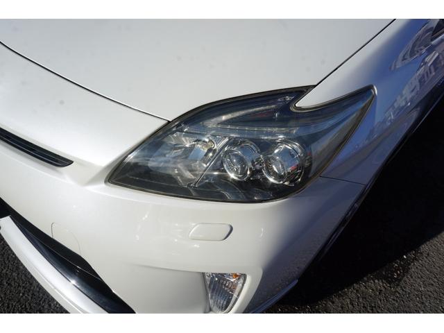 プリウス Sツーリングセレクション 社外ナビ フルセグTV モデリスタエアロ 純正17インチアルミホイール プッツシュスタート オートライト LEDヘッドライト 電動格納ミラー 2年保証付(31枚目)