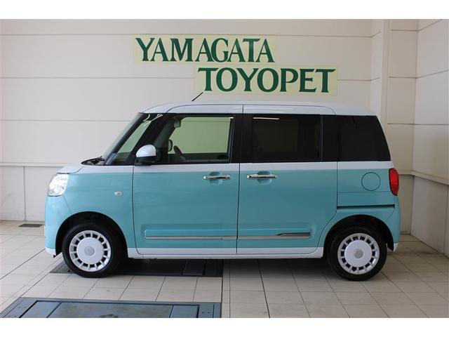 ムーヴキャンバス ストライプスＧ　４ＷＤ　フルセグ　メモリーナビ　バックカメラ　衝突被害軽減システム　ＥＴＣ　両側電動スライド　ＬＥＤヘッドランプ　アイドリングストップ（2枚目）