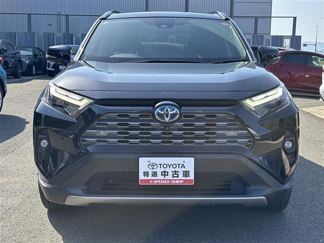 ＲＡＶ４ ハイブリッドＧ　４ＷＤ　寒冷地　衝突被害軽減システム　バックカメラ　フルセグ　ＬＥＤヘッドランプ　アルミホイール　スマートキー　オートクルーズコントロール　ＥＴＣ　盗難防止装置　電動シート　キーレス　横滑り防止機能（3枚目）