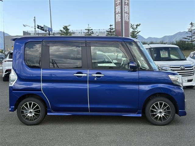タント カスタムＸ　ＳＡＩＩ　４ＷＤ　衝突被害軽減システム　メモリーナビ　バックカメラ　電動スライドドア　フルセグ　ＬＥＤヘッドランプ　アルミホイール　アイドリングストップ　キーレス　横滑り防止機能　ベンチシート（4枚目）