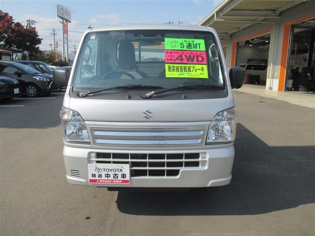 キャリイトラック KCエアコン・パワステ 4WD 衝突被害軽減システム 5速マニュアル キーレス 横滑り防止機能(2枚目)