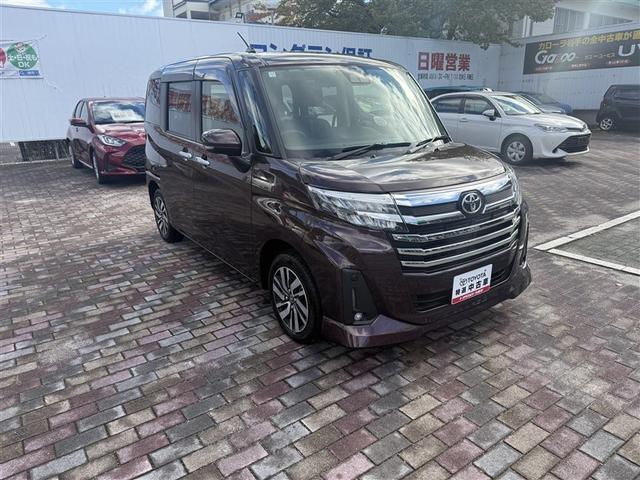 ルーミー カスタムＧ　４ＷＤ　衝突被害軽減システム　メモリーナビ　バックカメラ　両側電動スライド　フルセグ　ＬＥＤヘッドランプ　アルミホイール　スマートキー　オートクルーズコントロール　アイドリングストップ　ＥＴＣ（3枚目）