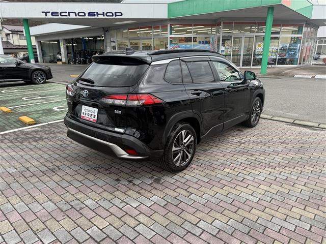 カローラクロス ハイブリッド Z 4WD 寒冷地 衝突被害軽減システム バックカメラ フルセグ LEDヘッドランプ アルミホイール スマートキー オートクルーズコントロール ETC 盗難防止装置 電動シート キーレス 横滑り防止機能(5枚目)