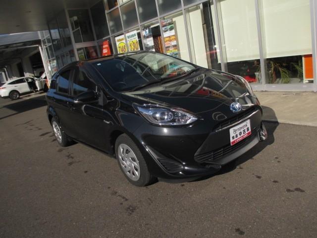 アクア Ｇソフトレザーセレクション　寒冷地　衝突被害軽減システム　ＬＥＤヘッドランプ　スマートキー　オートクルーズコントロール　アイドリングストップ　盗難防止装置　キーレス　横滑り防止機能　ハイブリッド（3枚目）