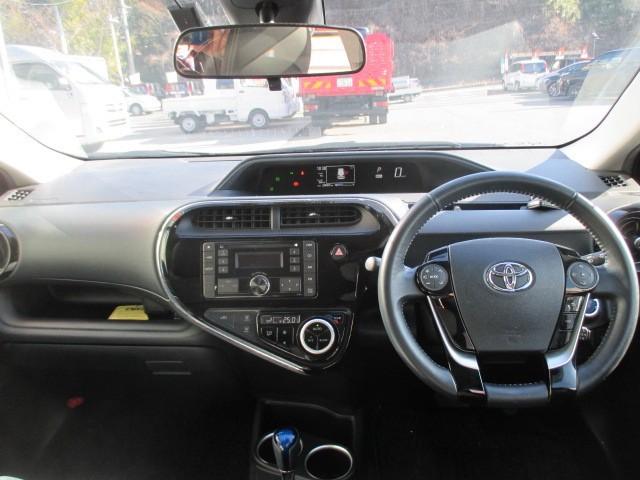 アクア Ｇソフトレザーセレクション　寒冷地　衝突被害軽減システム　ＬＥＤヘッドランプ　スマートキー　オートクルーズコントロール　アイドリングストップ　盗難防止装置　キーレス　横滑り防止機能　ハイブリッド（7枚目）