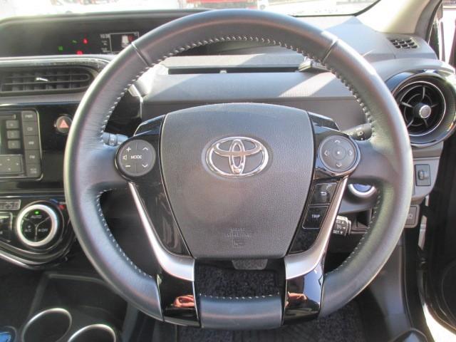 アクア Ｇソフトレザーセレクション　寒冷地　衝突被害軽減システム　ＬＥＤヘッドランプ　スマートキー　オートクルーズコントロール　アイドリングストップ　盗難防止装置　キーレス　横滑り防止機能　ハイブリッド（10枚目）