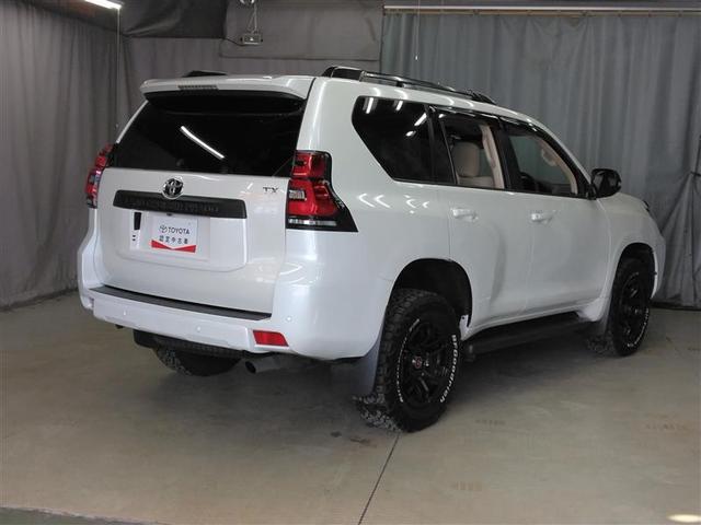 ランドクルーザープラド TX Lパッケージ マットブラックエディション 4WD 衝突被害軽減システム メモリーナビ バックカメラ 革シート サンルーフ LEDヘッドランプ アルミホイール スマートキー オートクルーズコントロール ETC 盗難防止装置 電動シート キーレス(3枚目)