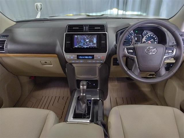 ランドクルーザープラド TX Lパッケージ マットブラックエディション 4WD 衝突被害軽減システム メモリーナビ バックカメラ 革シート サンルーフ LEDヘッドランプ アルミホイール スマートキー オートクルーズコントロール ETC 盗難防止装置 電動シート キーレス(7枚目)