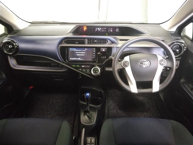 アクア S メモリーナビ バックカメラ ワンセグ アルミホイール ドラレコ スマートキー アイドリングストップ ETC 盗難防止装置 キーレス 横滑り防止機能 ハイブリッド(6枚目)