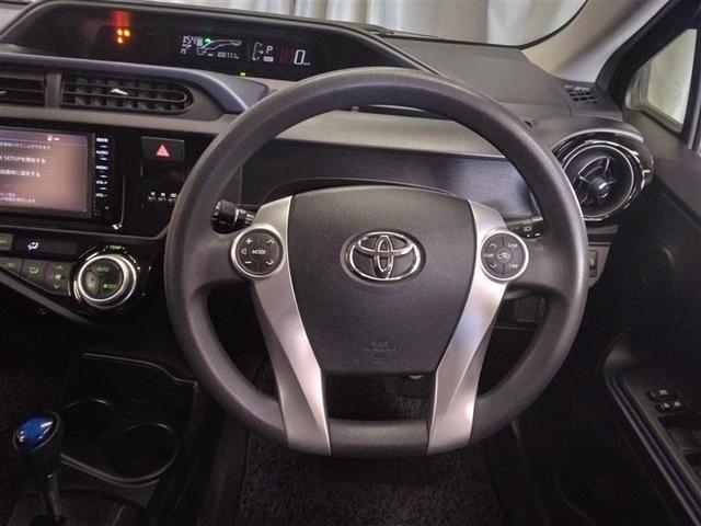 アクア S メモリーナビ バックカメラ ワンセグ アルミホイール ドラレコ スマートキー アイドリングストップ ETC 盗難防止装置 キーレス 横滑り防止機能 ハイブリッド(7枚目)