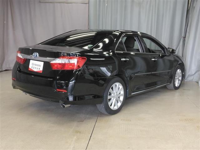 カムリ ハイブリッド　Ｇパッケージ　ＨＤＤナビ　バックカメラ　フルセグ　ＨＩＤヘッドライト　アルミホイール　スマートキー　オートクルーズコントロール　アイドリングストップ　盗難防止装置　電動シート　キーレス　横滑り防止機能　ハイブリッド（3枚目）