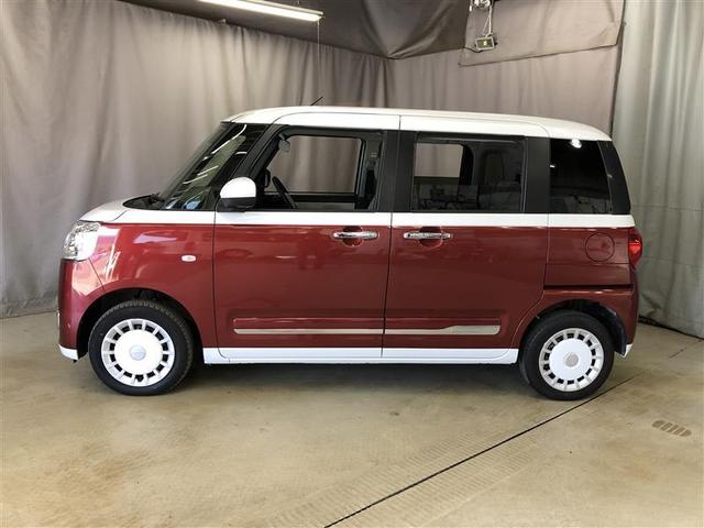 ムーヴキャンバス ストライプスG 4WD 衝突被害軽減システム バックカメラ 両側電動スライド LEDヘッドランプ スマートキー アイドリングストップ 盗難防止装置 キーレス 横滑り防止機能 ベンチシート(2枚目)